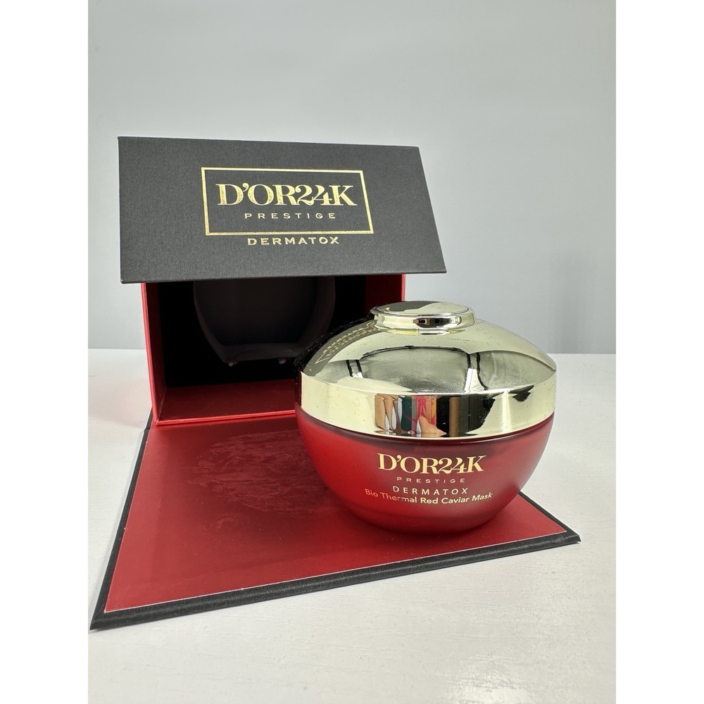 D'OR24K Prestige Dermatox Bio Thermal Red Caviar Mask 4.25 oz/120 g. NIB
